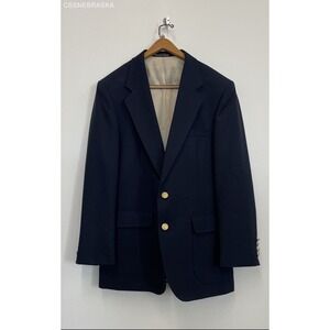 Stanley Blacker Navy Men's Blaze 2 Button‎ Jacket Coat - Size 40R